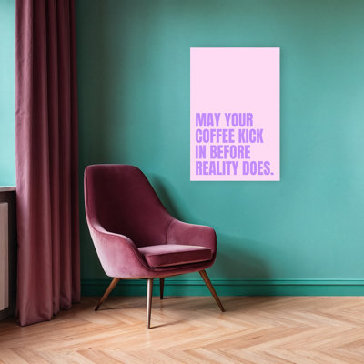 «Before Reality Kicks», impression murale minimaliste