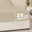 Leila Microfiber 25cm Deep Pocket Fitted Bed Sheet-157010237-157010227