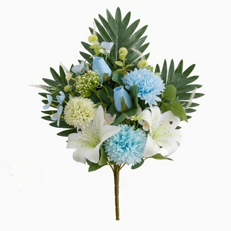 Fleurs de cimetière artificielles pour la tombe