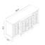 Buffet large 4 portes Eleana-1278468937