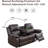 82'' Faux Leather Reclining Sofa-66148430