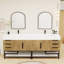 Finition du meuble-lavabo sur pied simple 84 po Jessica / Base: Chêne teck-72495653