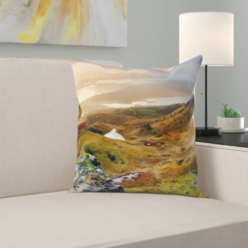 Coussin décoratif paysage