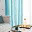 Panneau de rideau simple diaphane de couleur unie avec œillets de couleur unie Ferriday-795540515-795540518