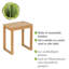 Bambusa Bathroom Stool