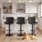 Denan Swivel Adjustable Height Bar Stool-676660245