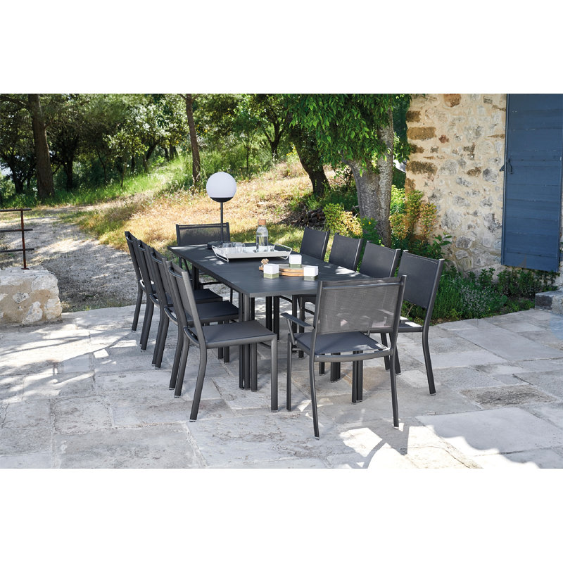 Costa Outdoor Dining Table, 35.5" W x 95" L x 29" H