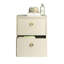 Classeur latéral de couleur beige, offrant un rangement efficace pour les documents de format lettre et légal dans diverses pièces, finition gris moderne, fonction de verrouillage, tiroirs pleine extension lisses, surface supérieure, compact