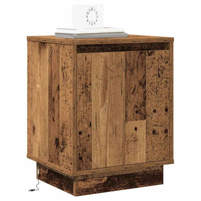 Bedside Cabinet 39 X 34.5 X 50 Cm Engineered Wood
