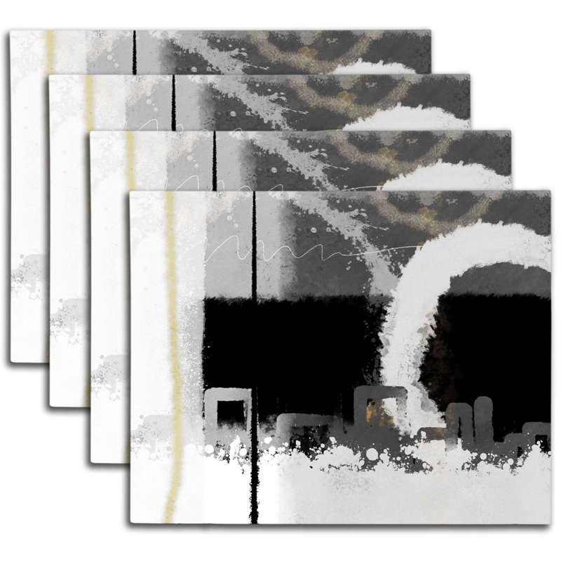 Napperon abstrait en polyester