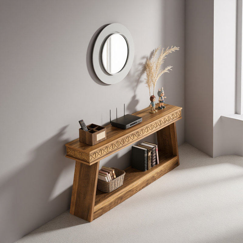 Two-Tiered Sofa Table,Versatile Entryway Table,Console Table