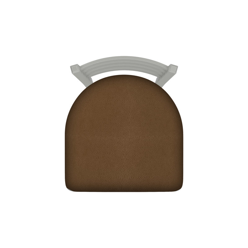 400 Jackie Chair, Vinyl-Rein Thatch, Anodized Nickel