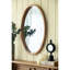 Miroir ovale 24 po x 36 po pour salle de bain et foyer - Décoration élégante