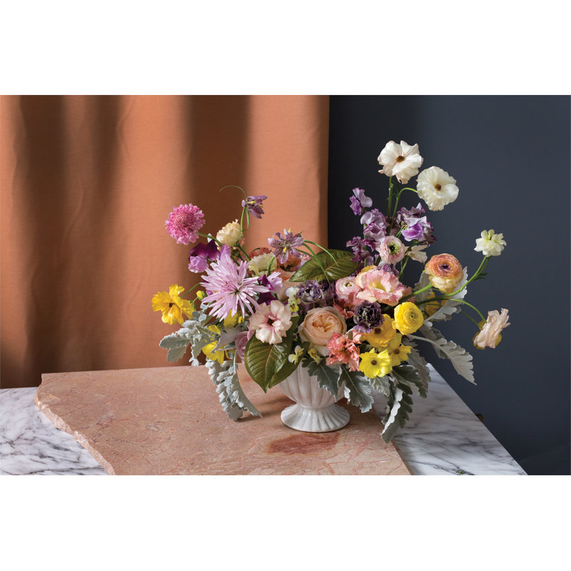 Vase de table Jayceon, H 6,25 po x l 7,5 po x P 7,5 po