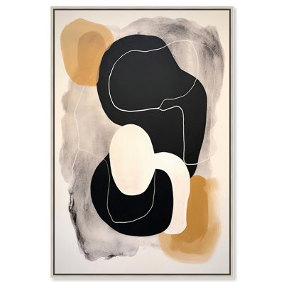 Milk Butterscotch And Dark Chocolate Brown Wall Art by Art Remedy