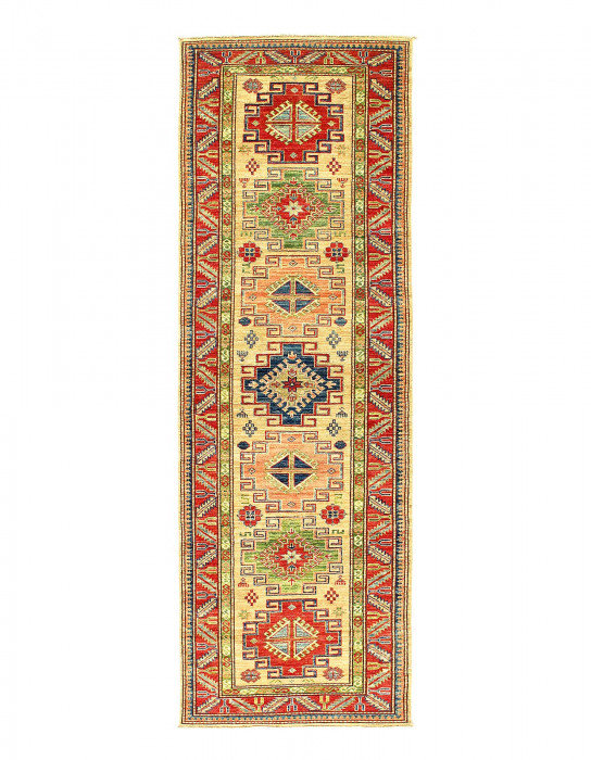 Khylin One-of-a-Kind 9'3'' X 2'7'' Hand Knotted Area Rug