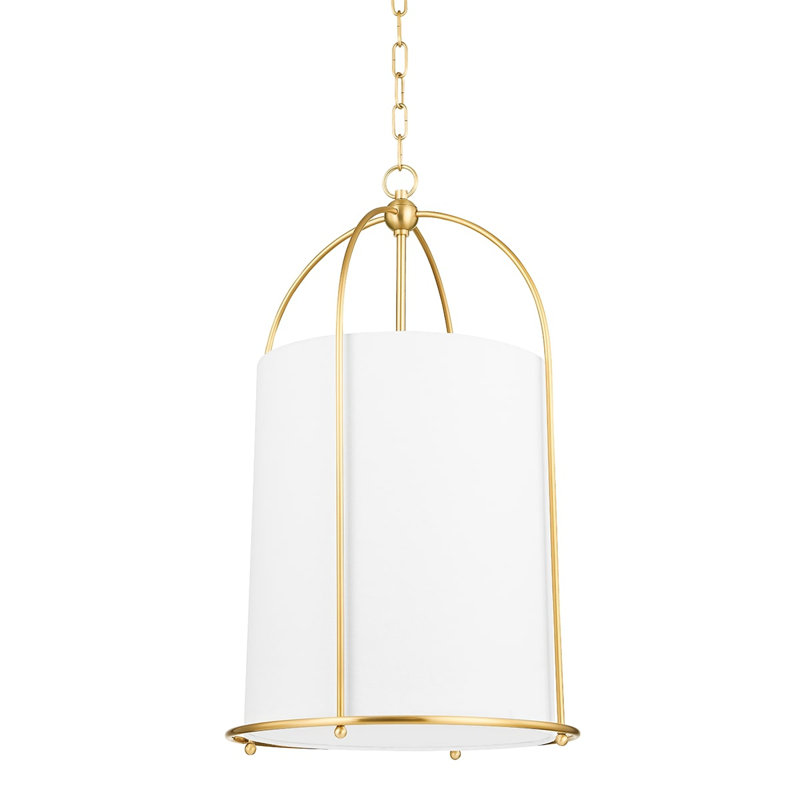 Hudson Valley Lighting Orlando Linen Fabric Hanging Shade Pendant