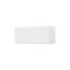 Armoire de cuisine murale à 2 portes Furinno Shaker, prête à assembler, P 12 po x l 36 po x H 15 po, blanc-118486893