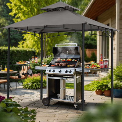 MASTERCANOPY 8 ft. L 5 ft. D Steel garden pavilion