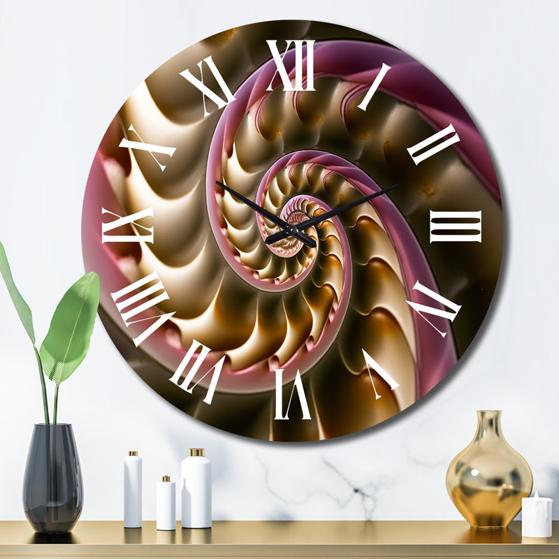Horloge murale en métal, Grand