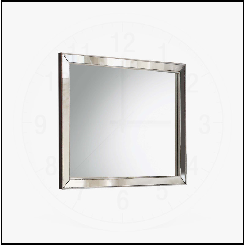 Voeville II Platinum Finish Mirror