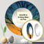 Miroir mural rond en aluminium