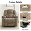 Fauteuil inclinable lève-personne électrique de 38,1 po avec porte-gobelet Levontae-402702368