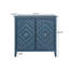 Buffet géométrique en MDF, rangement en relief rétro, style d'entrée moderne