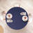 East Urban Home Indigo Fitted Round TableclotIndigo Violet Blue 85514-1796379157