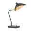 Lampe de table moderne réglable en métal avec port USB