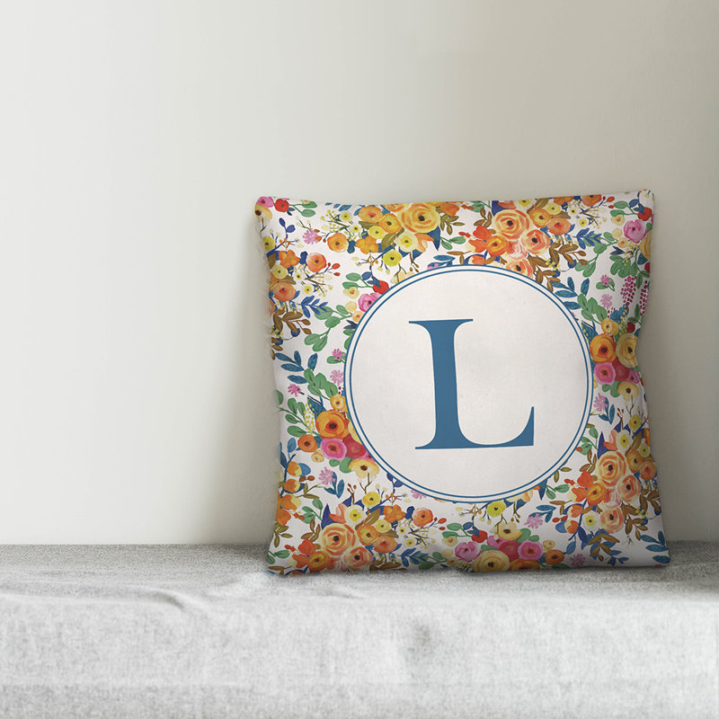 Housse et insert de coussin carré Wildflower, L