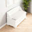 Banc à chaussures, banc de rangement pour chaussures rétro avec dispositifs de fermeture en douceur, coffre de rangement avec rangement caché et coussin pour l'entrée, le couloir, le salon-2059455635