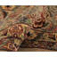 Tapis gris en laine à motif floral rectangulaire 9 pi 2 po x 12 pi 7 po Aaru