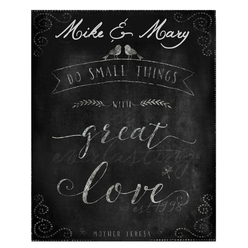 Décalcomanie murale « do small things great love », Oui