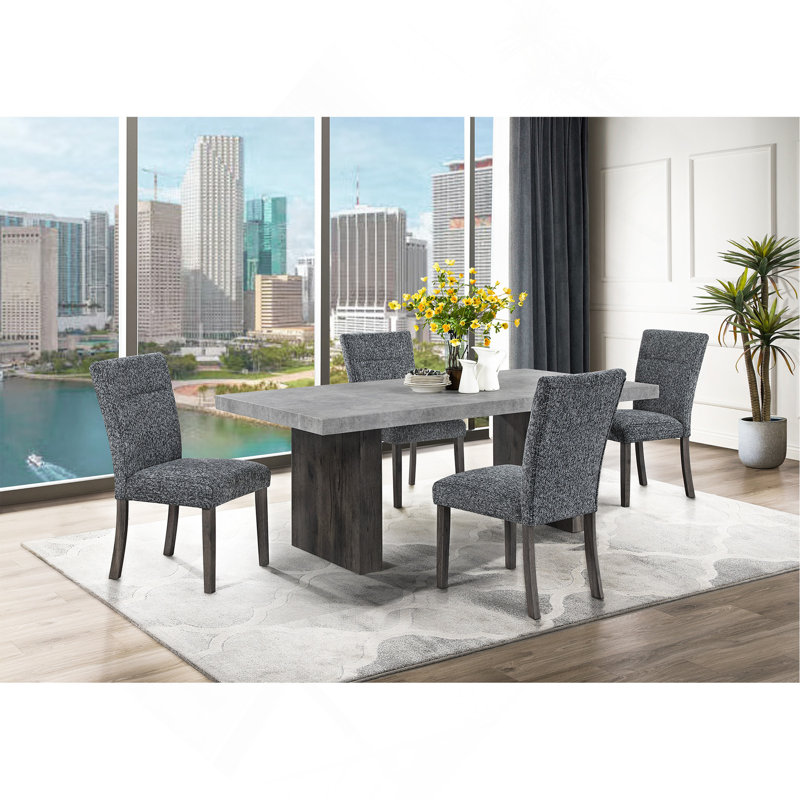SUSAN GREY DINING TABLE