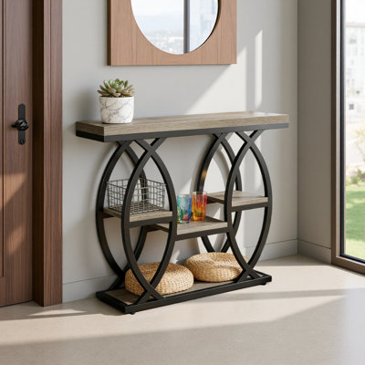 Table d'entrée classique, console pratique, table de canapé stable