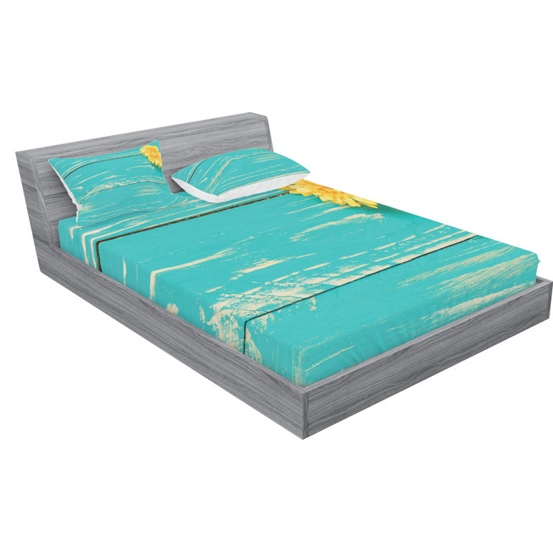 Microfiber Sheet Set, Queen Sheet Set with Fitted Sheet
