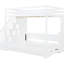 Lit hydraulique avec bureau et optimisation de l'espace pratique, lit superposé convertible blanc-955893958
