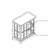 Elegant Display Unit, White Finish, Vintage Metal Handle, Adjustable Shelves Led Showcase Cabinet, Retro Design, Construction,