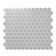 CC Mosaics Matte 1" x 1" Hexagon Porcelain Mosaic Wall & Floor Tile