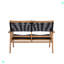 Chaise de patio 2 pièces