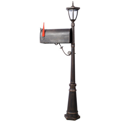 Ensemble de boîte aux lettres / lampadaire
