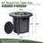 32" Propane Gas Fire Pit Table