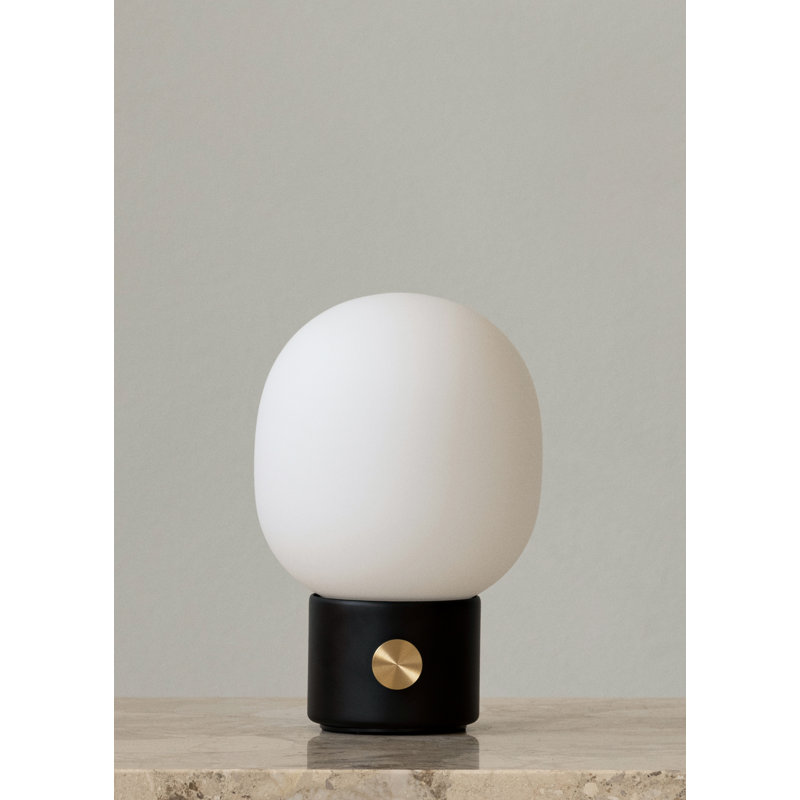 JWDA LED Table Lamp, Black Marble, 11.4" H x 6.7" W