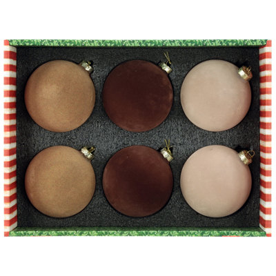 Velvet Classic Ornament, 4 Inches
