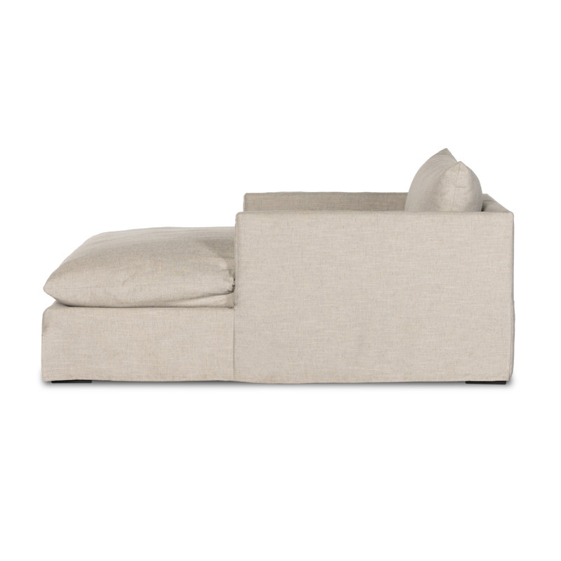 Janette Slipcovered Chaise Lounge