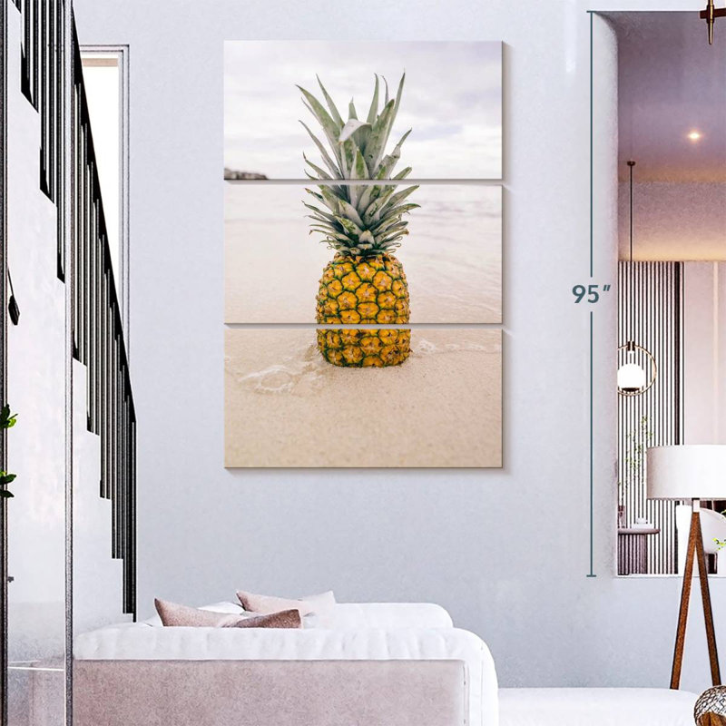 Sandy Beach Pineapple, H 74 po x l 48 po