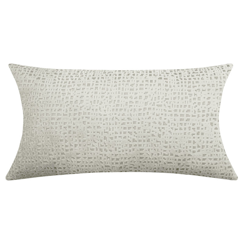 Monaly Rectangular Pillow Cover & Insert, Denim, 16" x 30"