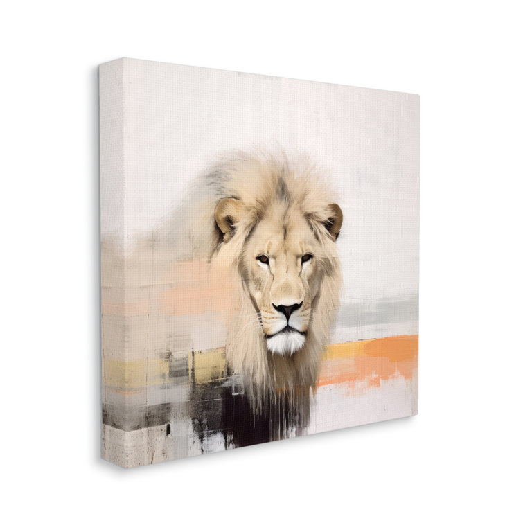 Abstract Lion Portrait