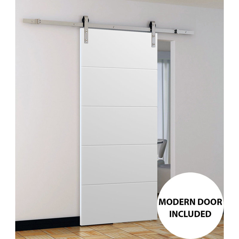 Porte de grange en bois Planum, 18 po x 80 po
